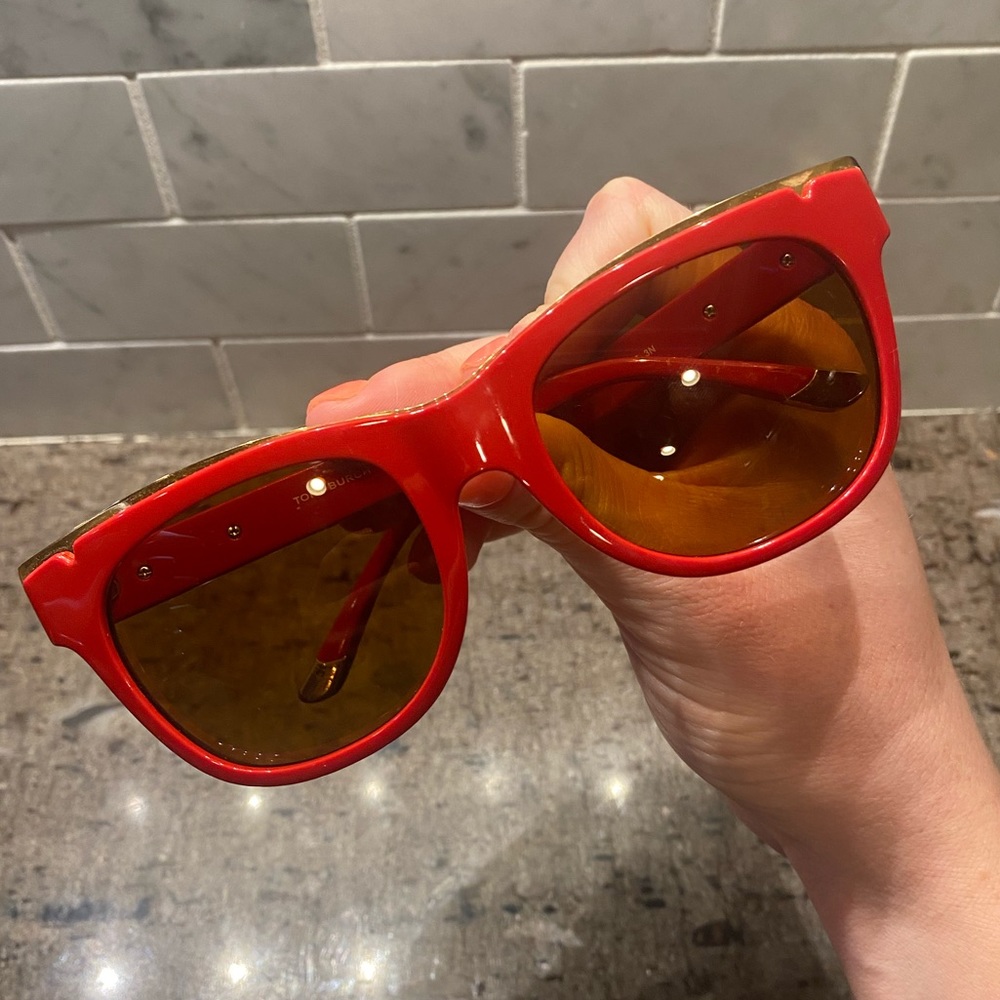 Red Tory Burch Sunglasses